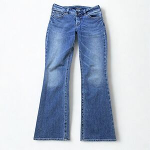 Silver Jeans Bootcut Women 30x30 Suki Blue Stretch Denim Mid Rise (28x32 tag)